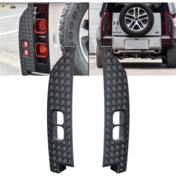 Накладки на задние крылья для Land Rover Defender под алюминий