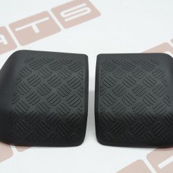 Накладки на зеркала для Land Rover Defender под алюминий