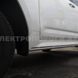 Выдвижные электропороги Toyota Land Cruiser LC300 (white) Выдвижные электропороги Toyota Land Cruiser LC300 (white)