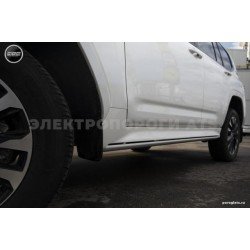 Выдвижные электропороги Toyota Land Cruiser LC300 (white)