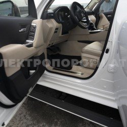 Выдвижные электропороги Toyota Land Cruiser LC300 (black) Выдвижные электропороги Toyota Land Cruiser LC300 (black)