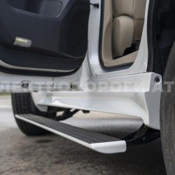 Выдвижные электропороги Toyota Land Cruiser LC300 (black) Выдвижные электропороги Toyota Land Cruiser LC300 (black)