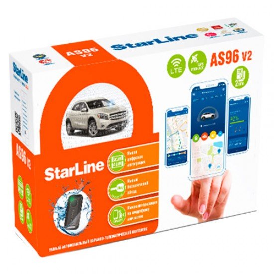 StarLine AS96 V2 BT 2CAN+4LIN LTE GPS StarLine AS96 V2 BT 2CAN+4LIN LTE GPS
