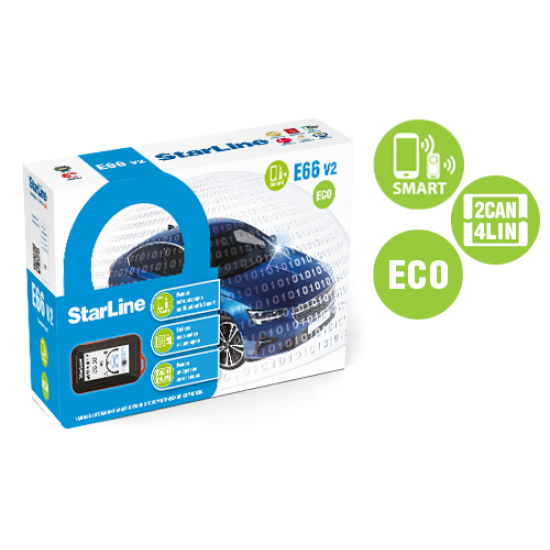 StarLine E66 V2 BT ECO 2CAN+4LIN StarLine E66 V2 BT ECO 2CAN+4LIN