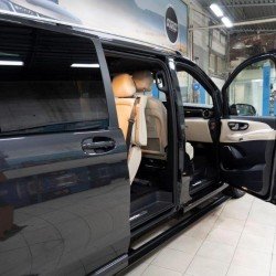 Выдвижные электропороги для Mercedes Benz V-class extra Long 2014-2022 гг.