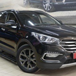 Выдвижные электропороги Hyundai Santa Fe III 2015-2018 гг. Выдвижные электропороги Hyundai Santa Fe III 2015-2018 гг.