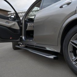 Выдвижные электропороги для Mercedes Benz Maybach GLS 2019-2022 гг. Выдвижные электропороги для Mercedes Benz Maybach GLS 2019-2022 гг.