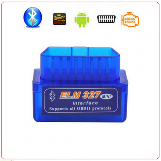 ELM327 Bluetooth micro blue v1.5 чип PIC18F25K80 (две платы)